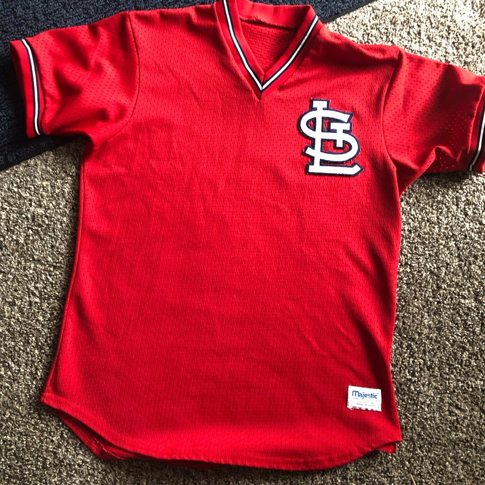 Majestic Red Baseball Jersey